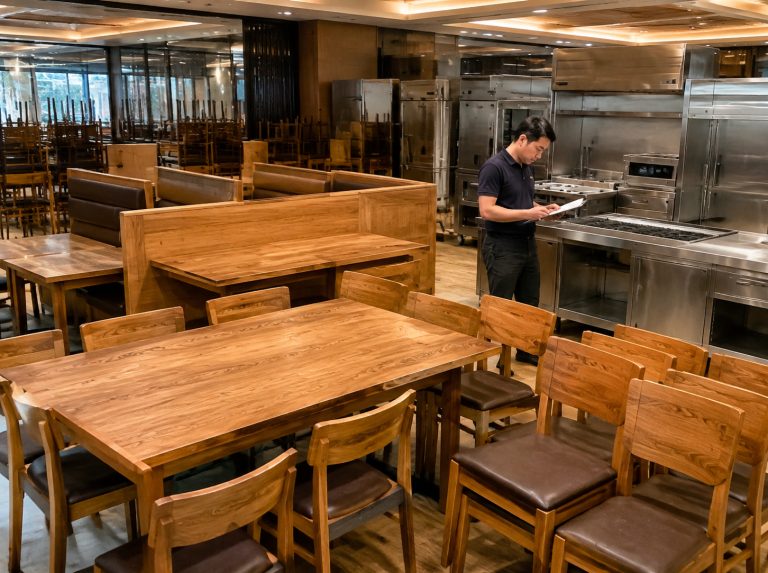 万山区酒店餐饮设备及实木家具回收